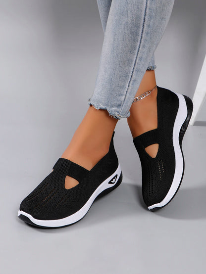 Zapatillas deportivas de primavera para mujer, modernas, transpirables, ligeras, antideslizantes, resistentes al desgaste, informales, planas.