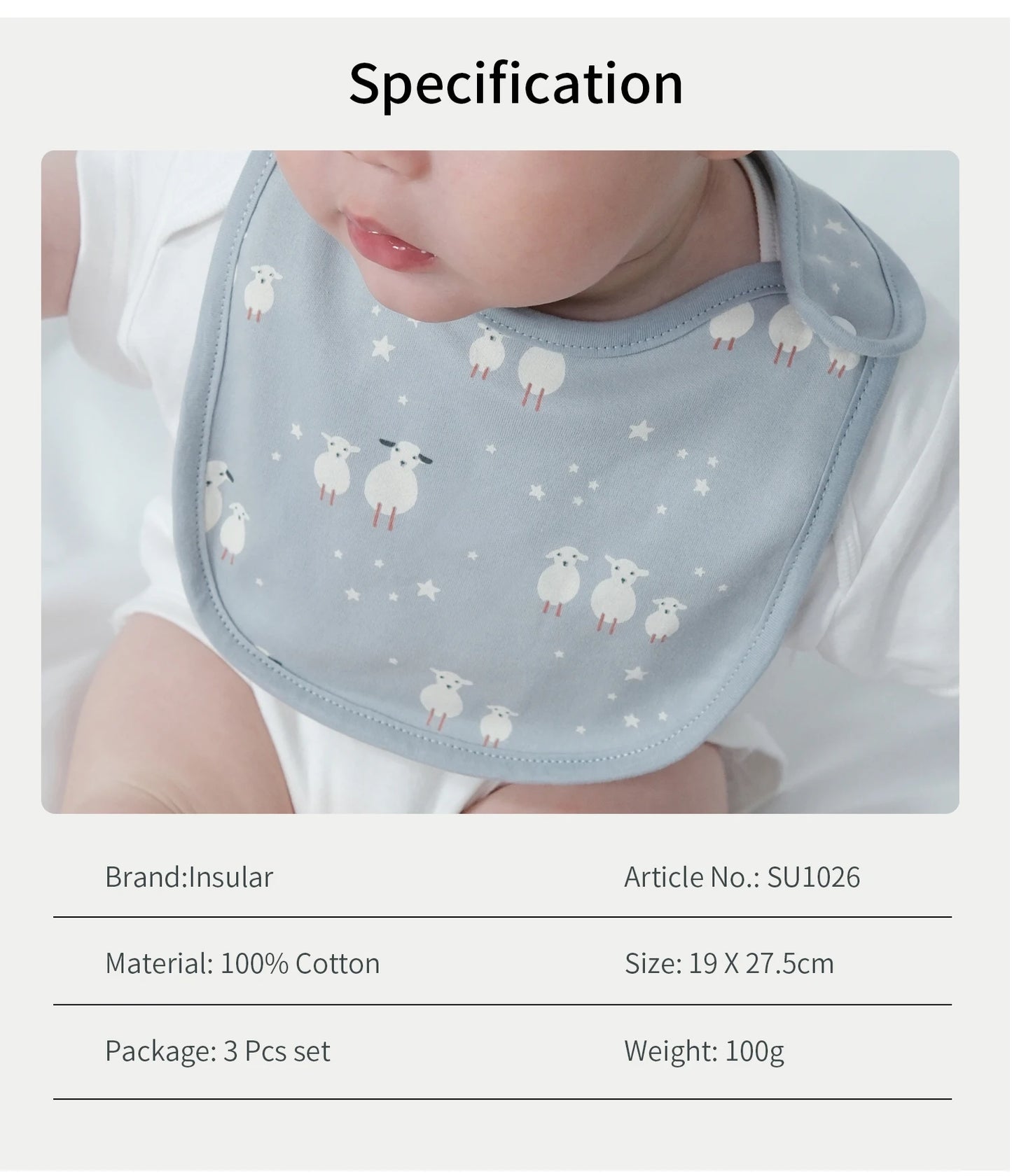 3pcs/set Baby Girl Boy Feeding Bibs Waterproof Apron Cartoon Towel Kids Toddler Dinner Bandanas Burp Cloths Baby Accessories
