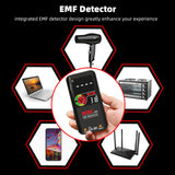 Multímetro EMF inteligente BSIDE S20/A10/A1, 9999 cuentas, recargable, monitor de radiación, voltímetro CA/CC, ohmímetro, prueba