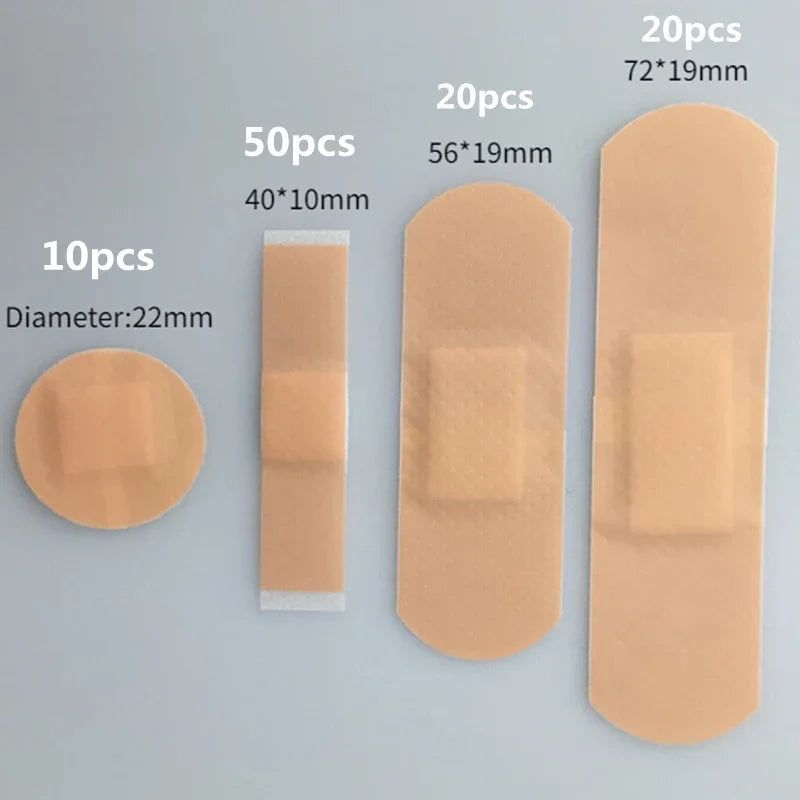 100pcs/set Waterproof Breathable Adhesive Plaster Hemostasis Wound Sticker Dressing Band Aid for Children