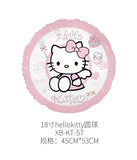 Lindo juego de globos decorativos para fiesta de anime, temática de Hello Kitty, fiesta de cumpleaños de niña kawaii, globos para baby shower, 5 piezas 
