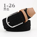 Stretch Woven Belt Unisex Canvas Belts Fashion Casual Student Belt Women Cinturon Male Waistband 105cm