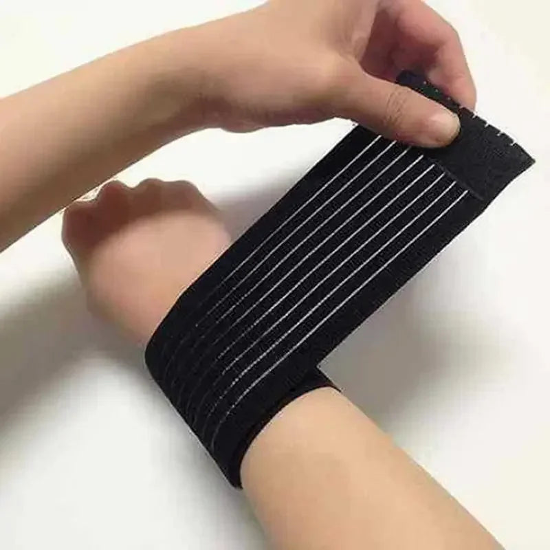 1PCS Elastic Bandage Hand Sport Wristband Gym Support Protector Wrist Brace Tennis Cotton Weat Fitness Wrist Sport Safety Parts