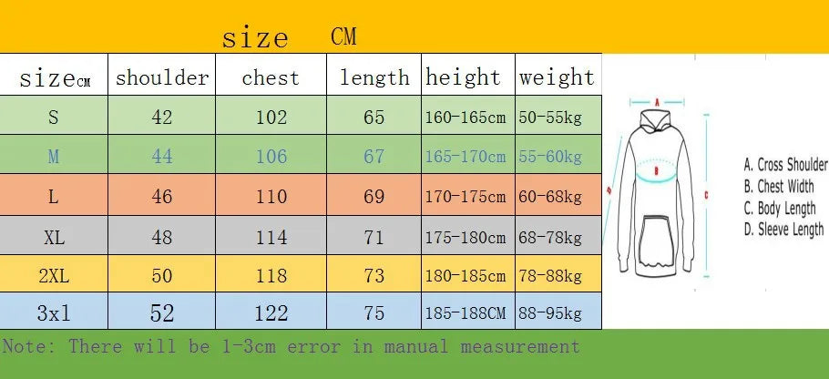 Printed Men's Hoodie Wool Warm Men's Sweatshirt Fashion Street Wear Casual Men's Loose Breathable Pullover Brand Hoodie