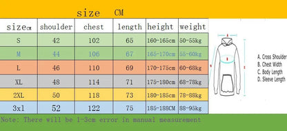 Printed Men's Hoodie Wool Warm Men's Sweatshirt Fashion Street Wear Casual Men's Loose Breathable Pullover Brand Hoodie