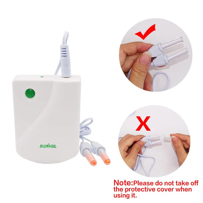Instrumento para aliviar la rinitis, terapia para la sinusitis, máquina de masaje, fiebre del heno, lápiz láser de pulso de baja frecuencia, tratamiento nasal, atención médica
