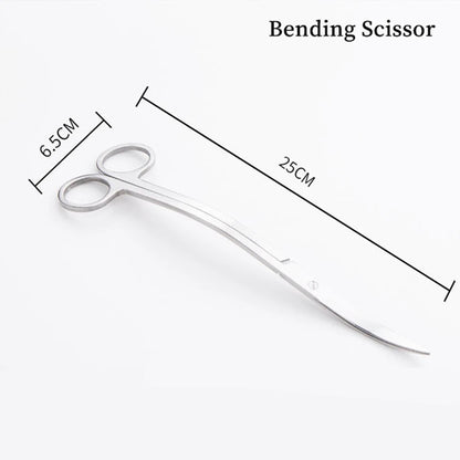 Aquarium Tank Aquascaping Tools Aquarium Scissor Tweezers Tool Stainless Steel Aquatic Plants Set for Aquarium Maintenance