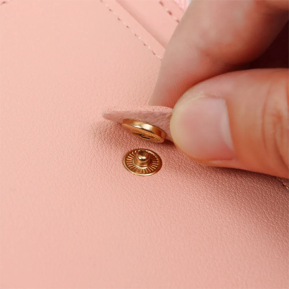 Cute Fashion PU Leather Mini Coin Purse Women Solid Color Credit Card Holder Bags Small Wallet Money Bag Purse Card Holder