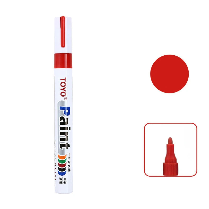 Marcador impermeável do pneu de carro, Caneta de pintura, DIY Art ferramenta de desenho para BMW E46, E49, F30, F80, E36, E46, E93, E92, F34, F31, Z4