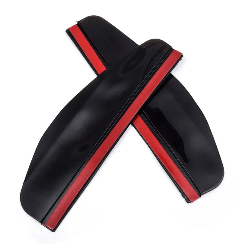 2 protectores de lluvia para espejo retrovisor de coche, universales, de fibra de carbono.