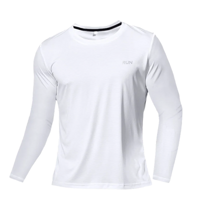 Camiseta transpirable de secado rápido, camisetas deportivas, ropa de entrenamiento, camiseta de manga larga para hombre, accesorios de gimnasio para correr de otoño, fitness para hombre.