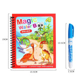 Drawing Coloring Books for Kids Magic Water Book with Pen 2 To 4 Years Old Children Learning  Education Toy Baby Montessori Toys