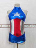 NewHalloween Purim Super Wonder Hero Cosplay Fancy Dress Carnival Party America Women Captain Fantasia Costume DR560720255;h'8,k
