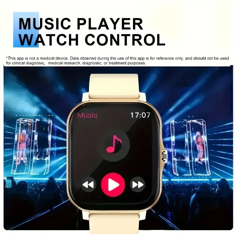KESHUYOU New 1.83-inch Smartwatch Call Notifications Sleep Monitoring Activity Tracking Compatible with Android and iOS
