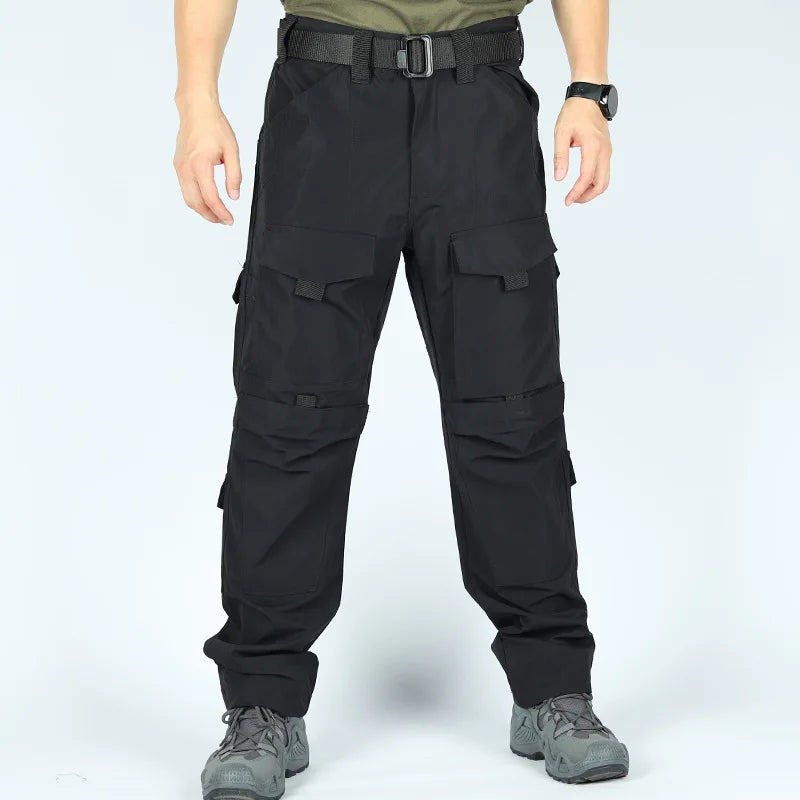 Men's Urban Ops Tactical Cargo Pants Work Casual Water Resistant Hiking Climbing Pants for Men Combat Trousers Army Combat Pants
