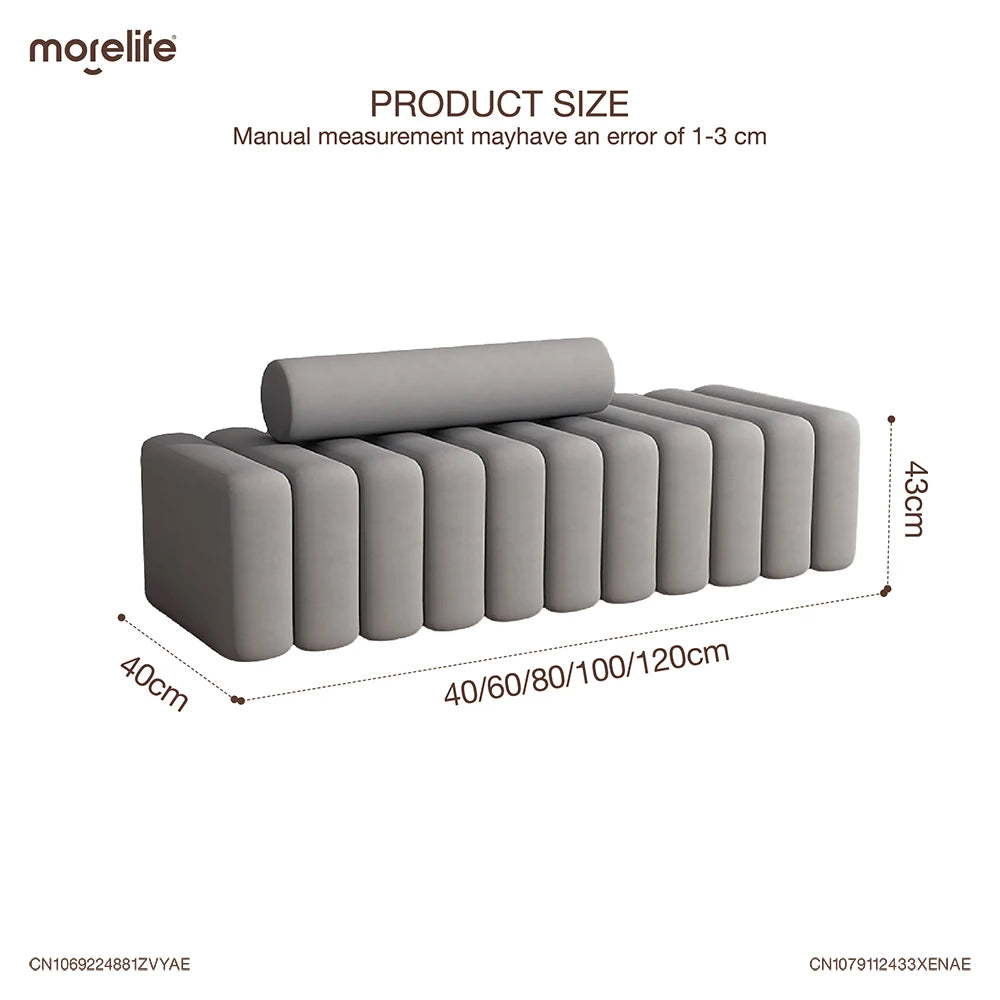 Modern Classic Shoe Changing Bench Comfortable Soft Bag Footstool Luxury Living Room Sofa Bedroom Bed End Stool Home Furniture