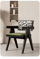 Rattan Nordic Relaxing Design Chair Accent Solid Wood Dining Modern Computer Office Aesthetic Relax Armrest Garden Furniture