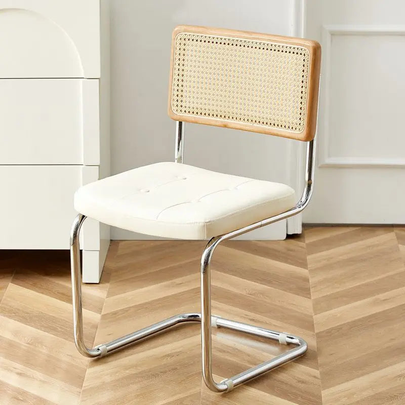 Mid-Century Modern Dining Chairs with Metal Frame, Multiple Styles Leisure chair for Kitchen, Living Room, Office , Muebles