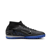 NIKE Mercurial Superfly 9 TF High-Top Men's football boots comfortable and stable Soccer shoes rebound cushioning sneaker black