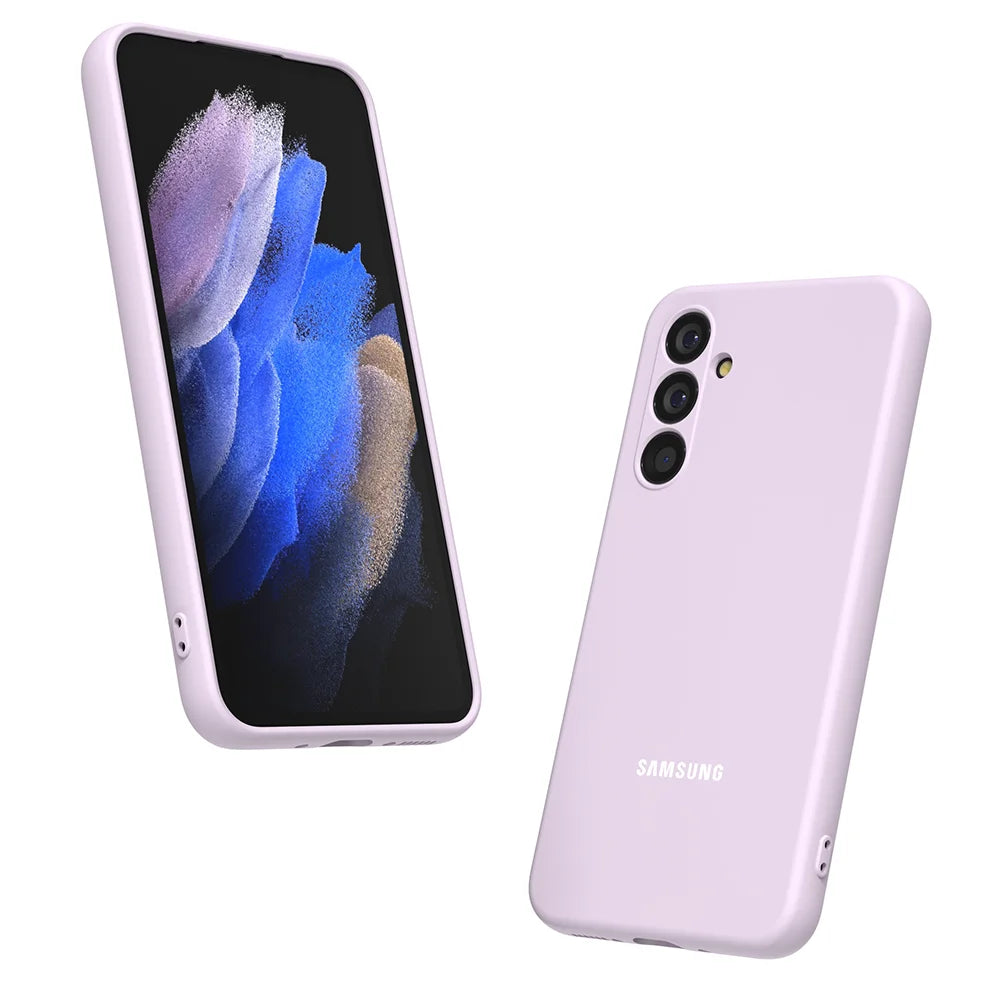 Funda de silicona líquida para Samsung Galaxy A55, A35, A25, A15, A05S, A04S, A54, A34, A24, A14, A23, carcasa protectora