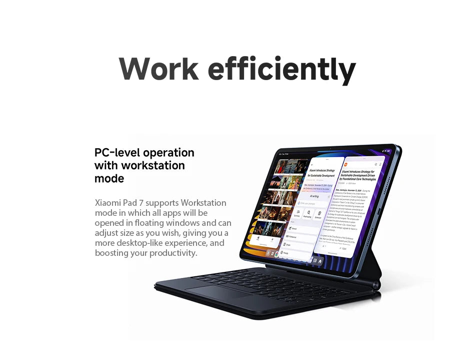 Global Version Xiaomi Pad 7 Mi Tablet 11.2" 3.2K 144Hz Display Adreno GPU 45W Turbo charge 8850mAh Snapdragon 7+ Gen 3
