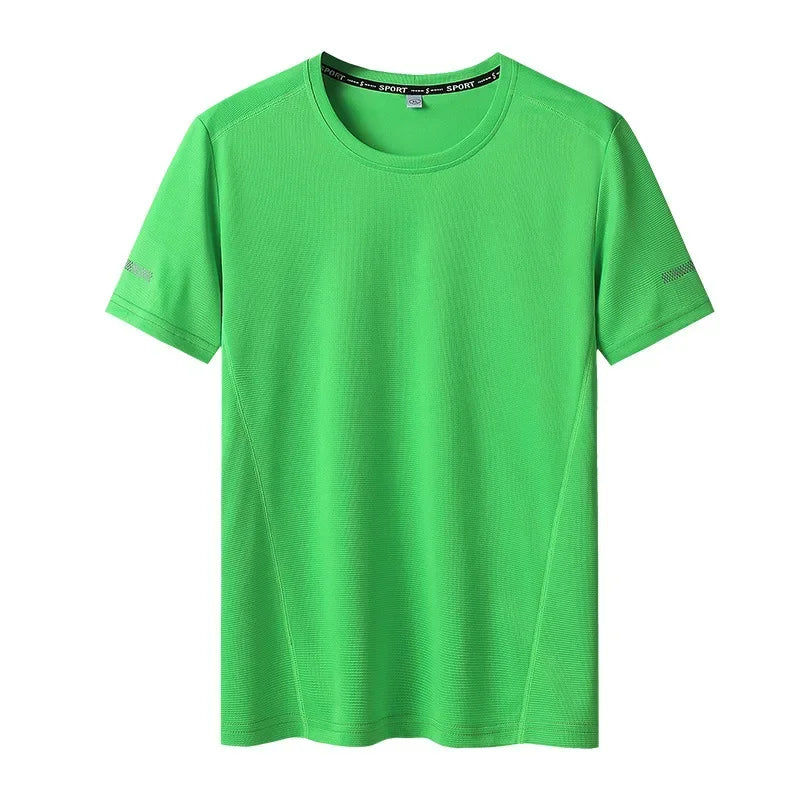 T-shirt for Men Plus Size 5XL/6XL Quick Drying T-shirt Round Neck Big Size Short Sleeve Oversized T Shirt
