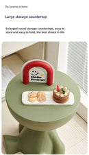 Mesa auxiliar de sofá de dibujos animados de lujo, ligera, creativa, de cabeza plana, pequeña, de plástico, para el hogar