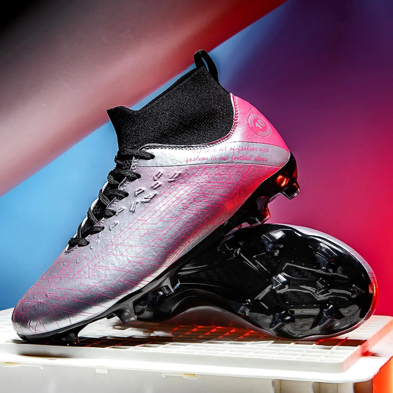 High Quality Men's Football Shoes Original Professional Indoor Society Training Soccer Shoes Fast Ultralight Football Field Boot