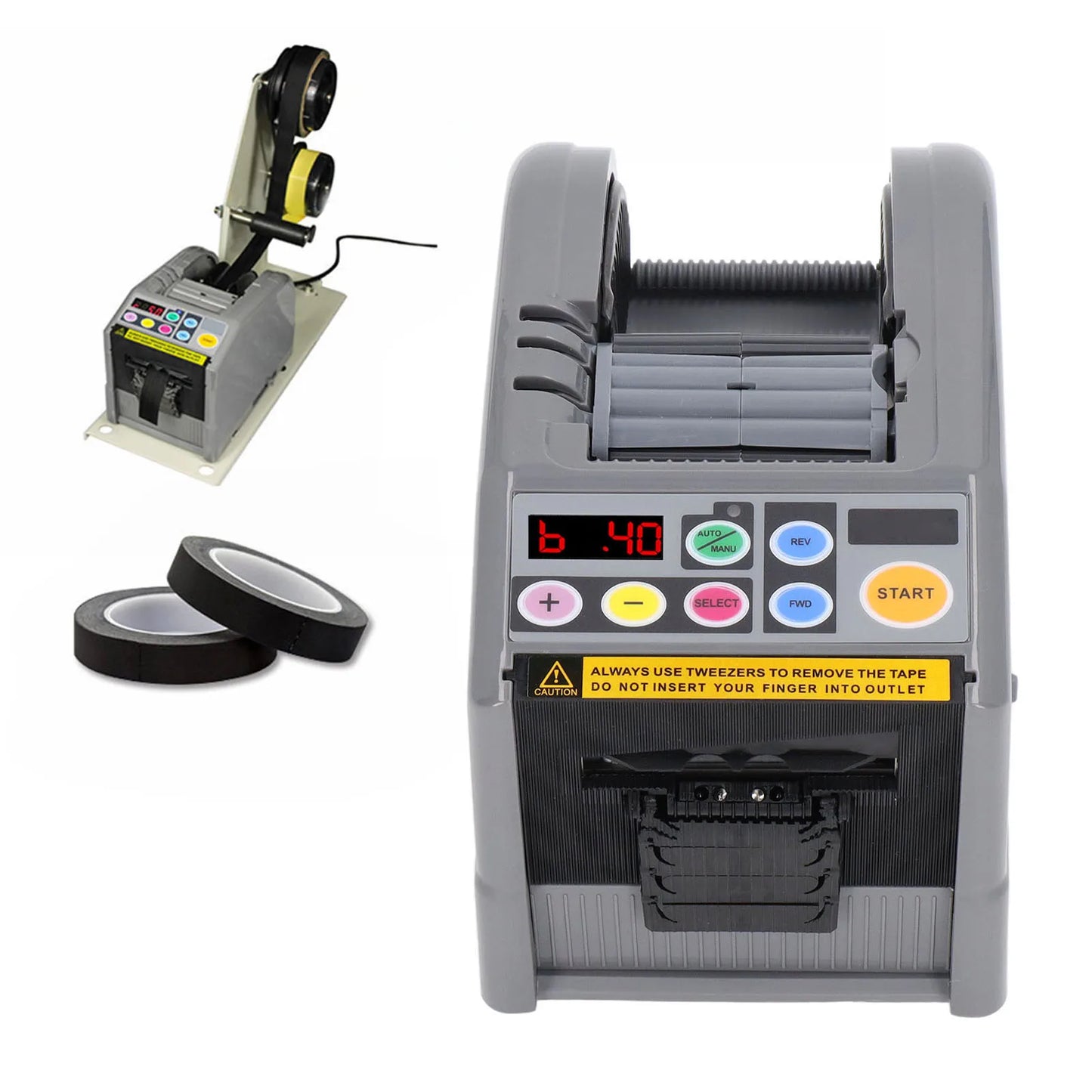 Dispensador automático de cinta adhesiva, cortador manual eléctrico automático, máquina de corte doble para el hogar y la oficina, cortador automático de cinta, cortador eléctrico de cinta.