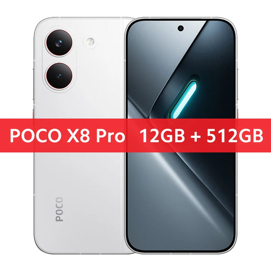 Global Version POCO X8 Pro 6500mAh battery W HyperCharge 50MP hand camera Supports NFC