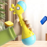 Baby Teething Toys Silicone Chew Teether Teethers for Babies Development Baby Rattle Newborn Infant Sensory Baby Toys 0-3-6-12 M