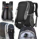 Trekking Hiking Backpack 40L Waterproof Travel Rucksack for Men and Women, Durable 600D Polyester with Laptop Compartment, Mesh 3D Ventilated Back, Chest Strap, Compression Straps, Trekking Pole and Sleeping Mat Holders, Cabi