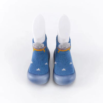 Cute and Comfy Cotton Newborn Baby First Walkers Socks Baby Soft-Soled Indoor Casual Shoes Breathable and Non-Slip Baby Shoes