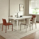 Stackable Household Dining Chairs Italian Style Minimalism Light Luxury Dining Chairs Makeup Backrest Cadeira Home Furniture