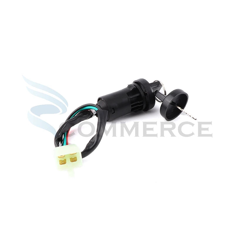 Motorcycle Electric Door Lock 4 Male Plug Ignition Key Switch For 50cc 110cc 125cc 150cc 250cc ATV QUAD Dirt Bike Accessories
