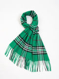 Bufanda tipo chal para hombre con tacto de cachemira cálido a cuadros de Edimburgo, bufanda a cuadros escoceses de estilo preppy