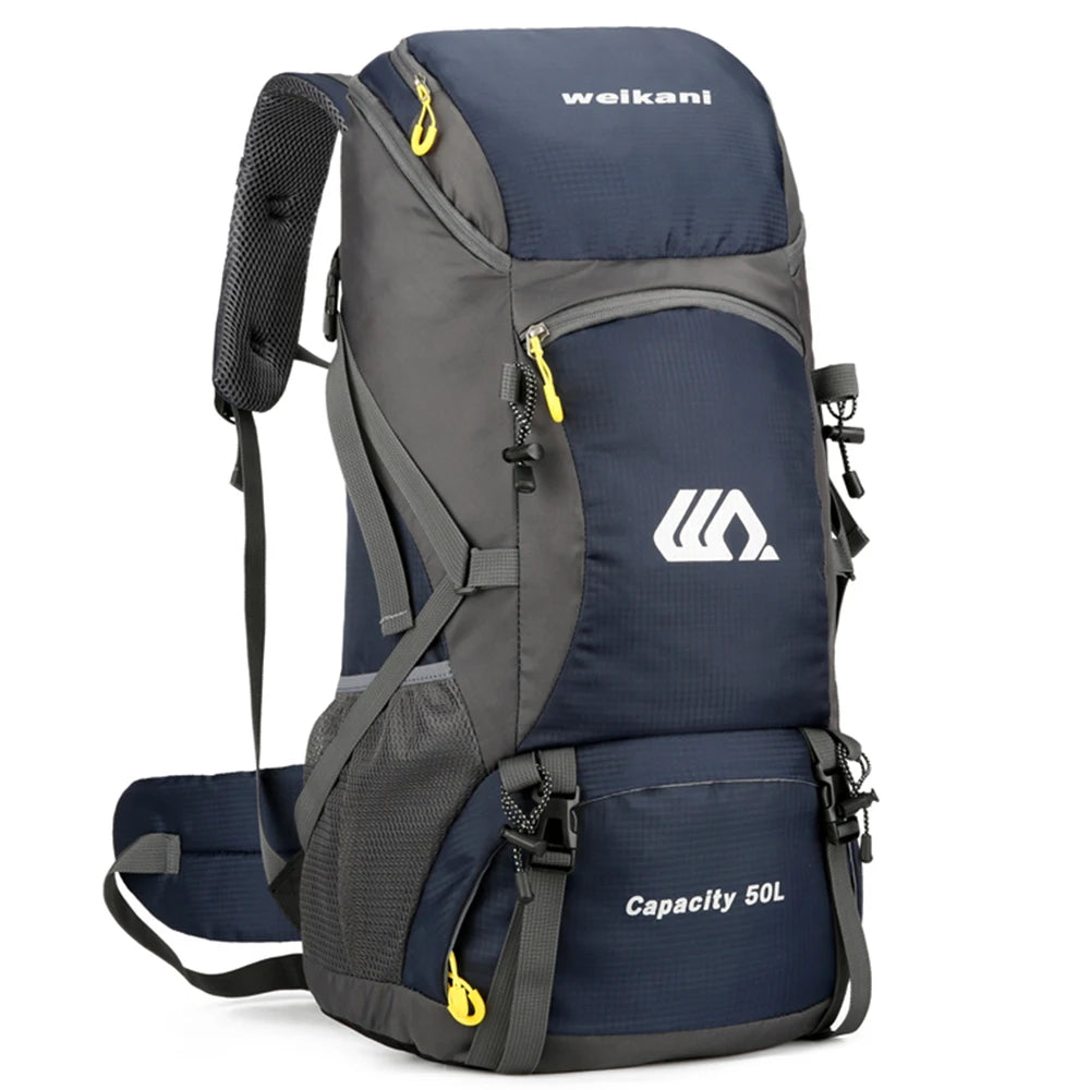 High Capacity Multifunctional Hiking Backpack Men Outdoor Sport Travel Backpack Bag Women 50L Hiking Climbing Fishing Backpack
