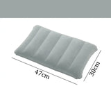 Foldable Pillows Square Air Cushion, Outdoor, Camping, Sleeping, Travel, Backrest, Airplane, Head Rest, Large, Foldable, 47x30cm 