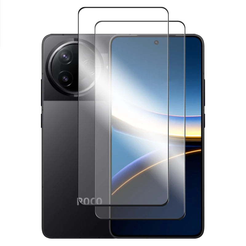 For POCO F7 Ultra Glass For Poco F7 Pro Tempered Glass 2.5D Full Cover Glue HD Screen Protector For Poco F7 Pro Ultra Lens Film