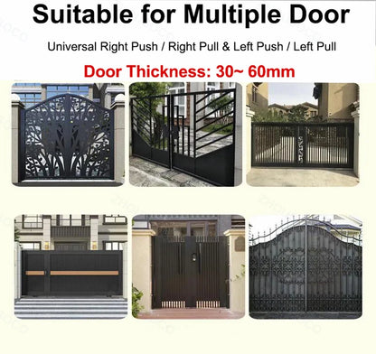 Tuya WIFI Double Side Fingerprint Lock Waterproof Outdoor Gate Passcode Rfid Card Keyless Smart Door Lock