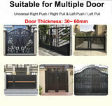 Tuya WIFI Double Side Fingerprint Lock Waterproof Outdoor Gate Passcode Rfid Card Keyless Smart Door Lock