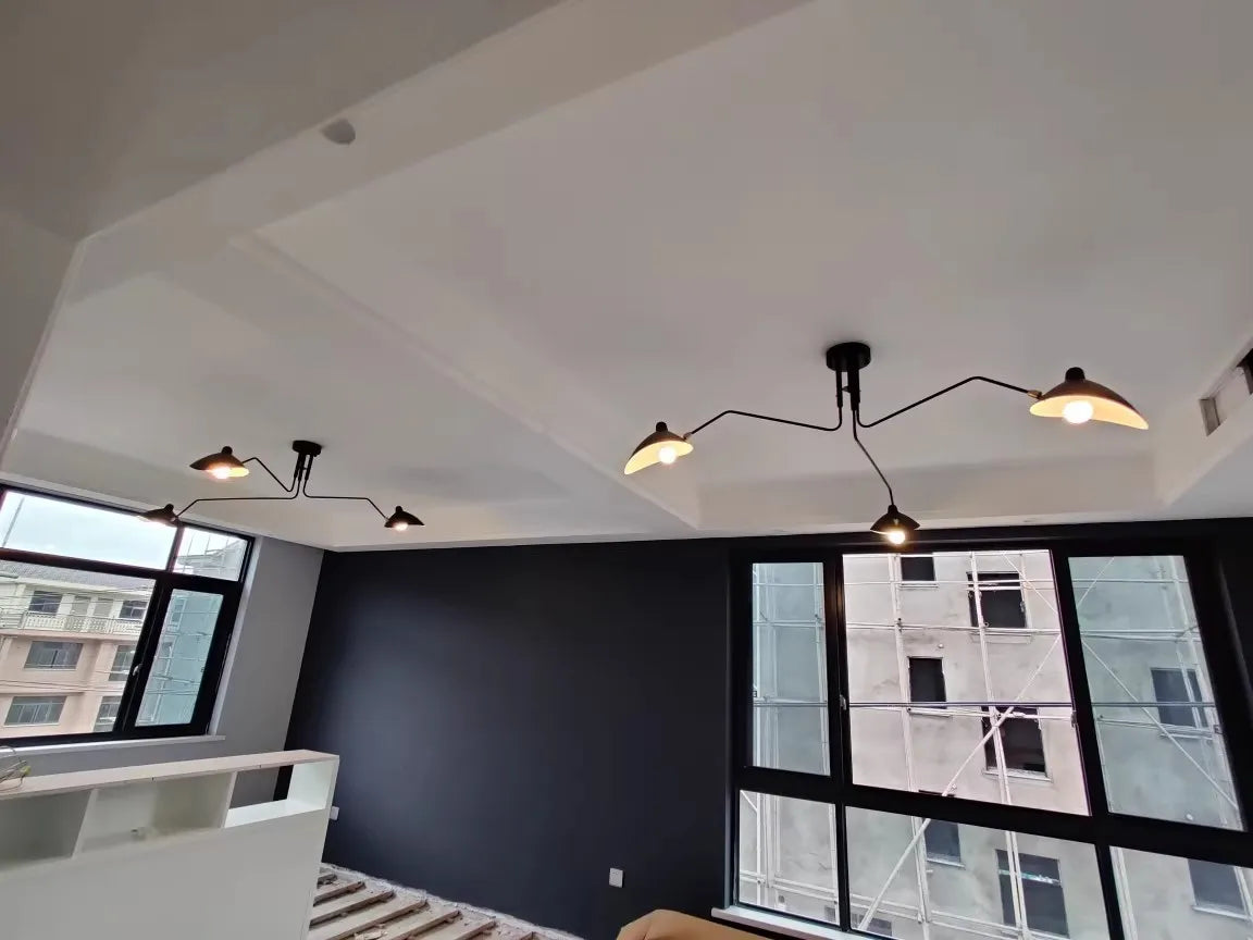 Modern Creative Spider Grabbing Pendant Light Personalized and Simple Living Room LED Ceiling Lamp Bedroom and Study Light