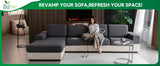 Waterproof Sofa Cover Luxury Adjustable Elastic Couch Cover for Living Room Sofa Seat Cover 1 2 3 4 seater l shaped full set