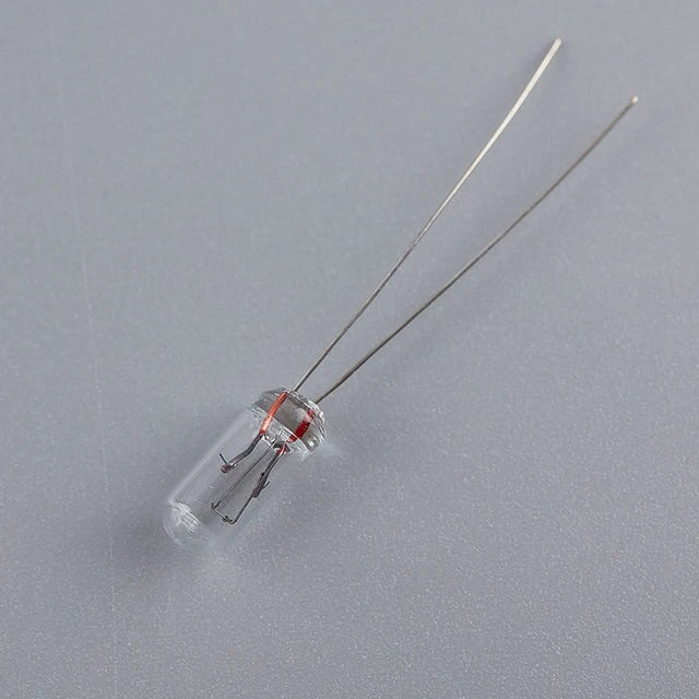 10/25/50pcs/lot Miniature 0.07A 3mm 4mm 5mm 3V/6V/9V/12V/24V Mini Lamp Light Bulb Edison Incandescent Filament Rice