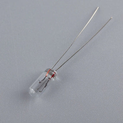 10/25/50pcs/lot Miniature 0.07A 3mm 4mm 5mm 3V/6V/9V/12V/24V Mini Lamp Light Bulb Edison Incandescent Filament Rice