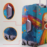 Angel pattern luggage protection cover, suitable for 18-32 inch luggage covers, luggage handle gloves, travel accessories