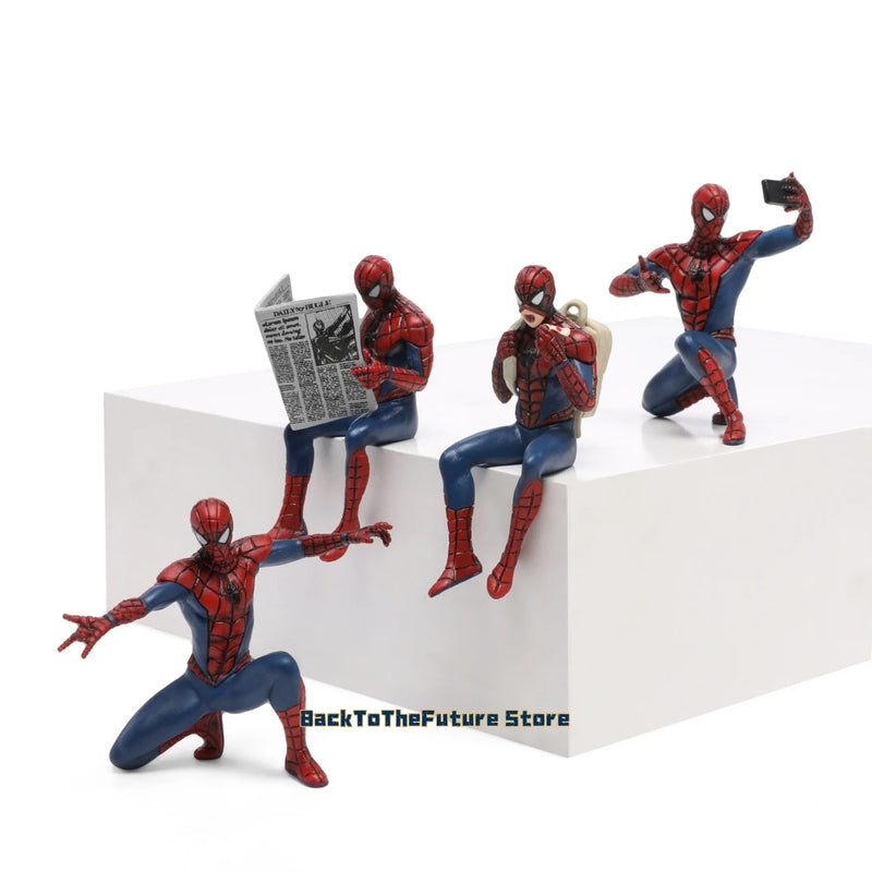 Hasbro Marvel Spider Man Superhero Spiderman 7-9cm Action Figure Spider-Man Anime Collection Mini Toys Model Children Gift
