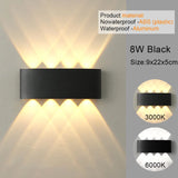Apliques de pared LED modernos para interiores y exteriores, luces blancas de montaje en pared para sala de estar, pasillo, dormitorio, decoración