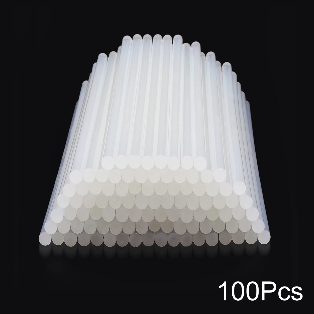 Hot Melt Adhesive Glue Gun 10/20/50pcs Transparent Hot Glue Sticks Silicone Rod for 7/11mm Gun DIY Tools Kitchen Cabinet Storage