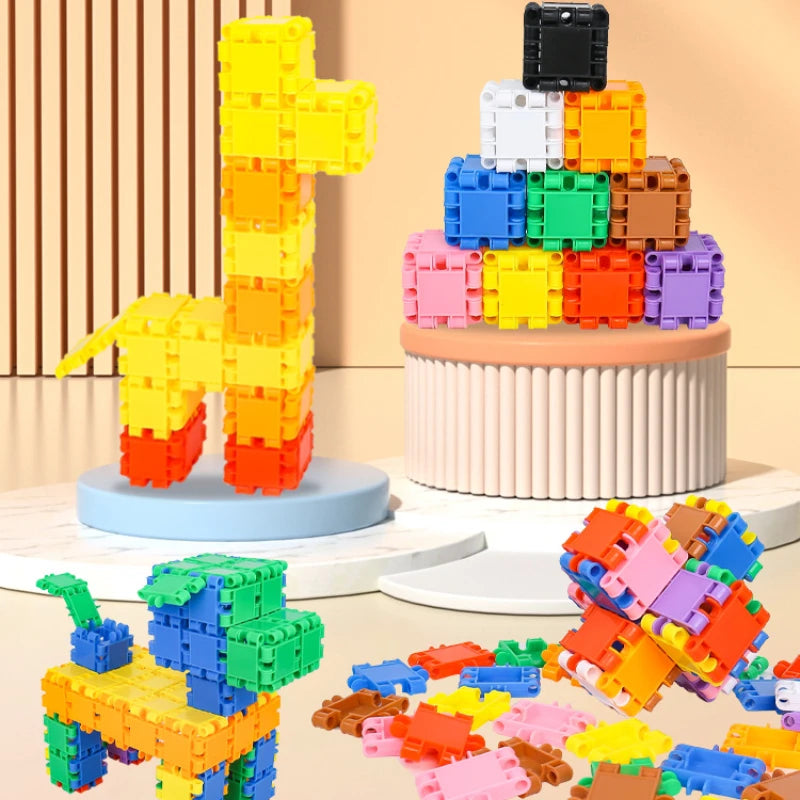 50-150pcs construction blocks Child toy Building blocks bausteine set Children toys Assembly toy Building blocks